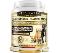 HELDENWERK® Comprimés Articulations Chien avec Complexe Premium Collagène | 100 pcs Dès 0,15 € par jour -Moule verte, MSM, harpagophytum- Sans arômes ni conservateurs artificiels, testé en laboratoire