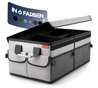 HELDENWERK Hero's Work Organisateur de Coffre Haut de Gamme avec Couvercle, Sac de Coffre de Voiture Pliable Stable et antidérapant Grand avec Coffre à Double étage, boîte d'organisation de Coffre