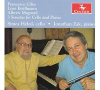 Heled, Simca - 3 Sonatas for Cello & Piano