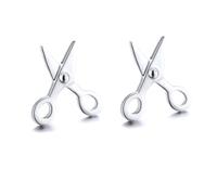Helen de Lete Boucles d'oreilles à tige en forme de ciseaux en argent sterling 925