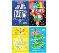 Helen Rutter 4 Books Collection Set (The Boy Who Made Everyone Laugh, The Boy Whose Wishes Came True, The Funniest Boy in the World & The Boy With Big Decisions)