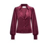 Helena Hart, Femme, Vestes, Rouge, Taille: 36 FR Blazer Lora Velour 7640