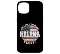 Helena Montana Drapeau américain Vintage Coque pour iPhone 13