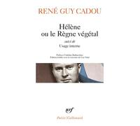 Hélène ou le Règne végétal / Usage interne - René Guy Cadou - Gallimard - Poche - Poésie