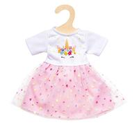 Heless 1060 - Robe pour poupée en Forme de Licorne Hannah - Taille 28-35 cm, Rose