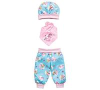 Heless 1080 Baby Outfit for Dolls, Unicorn Emil and Fairy Emma, 3 Pieces, Size 2
