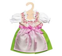 Heless- Dirndl pour poupées Heidi Taille 28-35 cm, 10128299, Multicolore