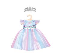 Heless 1130 1130 Robe de fée et Licorne avec Couronne argentée Multicolore Taille 28-35