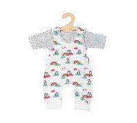 Heless 1185 - Ensemble de vêtements pour poupées - Motif Pingouin à Pois - 2 pièces - avec grenouillère et t-Shirt - Taille 28-35 cm