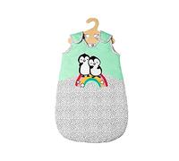 Heless 1194 - Gigoteuse pour poupées Motif Pingouin à Pois avec imprimé Pingouin et Fermeture Velcro - Taille 28 - 35 cm