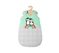 Heless 1194 Sleeping Bag for Dolls Dots Design with Penguin Print and Velcro Fas
