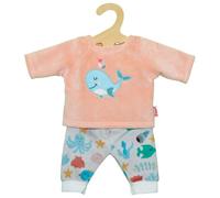 Heless Vêtement pour poupée 1285 – Pyjama 2 pièces Baleine Bobby pour 28–35 cm