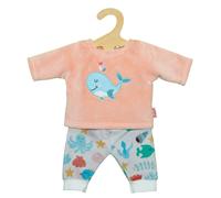 Heless 1285 Clothes in Whale Bobby Design, 2-Piece Pyjamas with Shirt and Fabric
