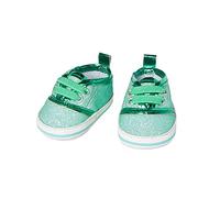 Heless 149 - Baskets Scintillantes pour poupée, Couleur Menthe, Taille 38-45 cm, Chaussures Chics Effet wow pour Occasions spéciales