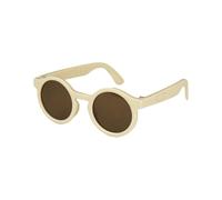 Heless 155 - Accessoires pour poupées Lunettes de Soleil, en Beige et avec des Verres Ronds, pour poupées et Animaux en Peluche de Toutes Tailles