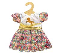 Heless 2231 - Vêtements de poupée au Design Licorne Goldy, Robe Scintillante avec Paillettes chatoyantes pour poupées et doudous de 35 à 45 cm