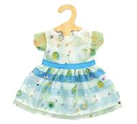 Heless 2232 - Vêtements de poupées au Design Mer de Fleurs, Robe Estivale avec de Fines Broderies Florales à Paillettes pour poupées et Animaux en Peluche de 35 à 45 cm