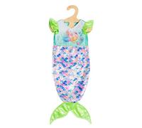 Heless 2320 - Vêtements de poupée sirène Yara, Robe avec Paillettes Brillantes pour poupées et Animaux en Peluche de 35-45 cm