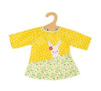 Heless 2355 - Vêtements de poupée Design Bunny Lou, Robe Tunique avec Application Lapin et Motif Fleuri pour poupées et Animaux en Peluche de 35 à 45 cm