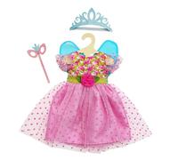 Heless 2440-Vêtements Design de la Princesse Lillifee, Robe avec Couronne Scintillante et Masque pour Les Yeux pour poupées et Animaux en Peluche de 35-45 cm, 2440, Pink