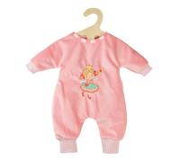 Heless 2581 - Barboteuse pour poupée Princesse Emily, en Rose, avec Broderie de Princesse, pour poupées et Animaux en Peluche de 35-45 cm