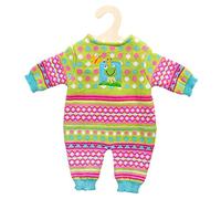Heless 2666 Grenouillère en Tricot pour poupée, Grenouille, Taille 35-45 cm