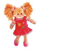 Heless 300 - Poupée en Tissu pour Fille Nele avec Robe en Velours côtelé et t-Shirt rayé, env. 22 cm - Poupée Douce pour câliner, Jouer et Aimer