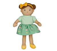 Heless 507 - Poupée en Tissu Martha avec Robe Verte à Habiller et à déshabiller, poupée Molle d'env. 22 cm à câliner, à Jouer et à Aimer