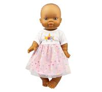 Heless 54038 Poupée Gordi Fille et Robe Licorne « Hannah » avec Jupe en Tulle, Taille env. 34 cm