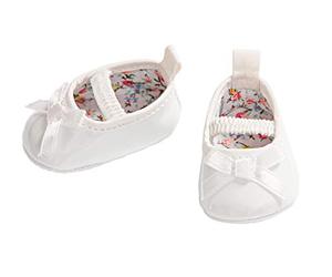 Heless 648 Ballerines pour Poupée Blanc Taille 38-45cm
