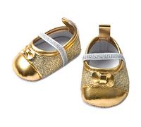 Heless Ballerines pour poupées 7471 Paillettes dorées Taille 30-34 cm