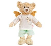 Heless 757 - Doudou Teddy Hope avec Tenue d'ange Gardien, Ours en Peluche de 42 cm env. à Habiller et déshabiller, à Aimer et comme Compagnon de Jeu