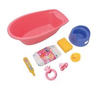 Heless 914 - Baignoire pour poupée avec de Nombreux Accessoires, env. 40,5 cm