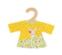Heless 9355 - Vêtements de poupée au Design Bunny Lou, Robe Tunique avec Application Lapin et Motif Fleuri pour poupées et Animaux en Peluche de Taille 20-25 cm