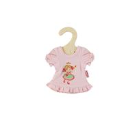 Heless 9565 - Chemise de Nuit de poupée Princesse Emily, en Rose avec Motif de Princesse, pour poupées et Animaux en Peluche de 20-25 cm