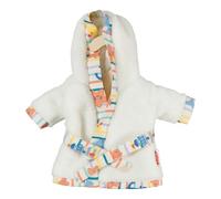Heless 9677 - Peignoir pour poupée « AHOI », Motif Marin, matière Ultra-Douce, Taille Mini, pour poupées et Peluches de 20 à 25 cm