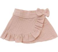 Heless 2423 - Vêtements de poupée 100% Coton Bio, Set de 2 pièces avec Jupe Portefeuille et Top à Volants en Rose pour poupées et Peluches de 35 à 45 cm