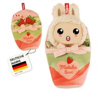 Heless Monster Styles 7523 - Sac de Couchage pour poupée au Design Matcha avec des Fraises, avec dragonne, Set Kawaii pour Les Monstres de la Taille 15 cm