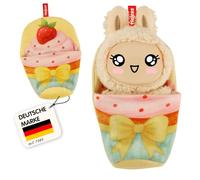 Heless Monster Styles 7524 - Sac de Couchage pour poupée au Design Cupcake avec Fraise, avec dragonne, Set Kawaii pour Monstres de 15 cm