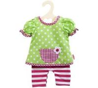 Heless robe de poupée avec leggings 28-35 cm Multicolore G