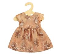 Heless 2230 Doll Clothes in Rose Gold Design, Elegant Glitter Dress with Star-Sh