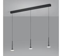 Helestra FLUTE Suspension LED à 3 sources lumineuses, 36/2002.64,