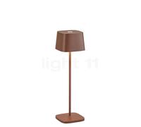 Helestra Kori Lampe rechargeable LED brun rougeâtre Ce luminaire comporte des modules à LED prémontés de classes énergétiques A A++, A+, A