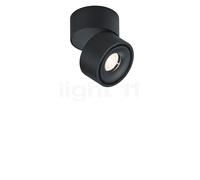 Helestra Naka Plafonnier LED 1 foyer noir mat - ø10 cm Ce luminaire comporte des modules à LED prémontés de classes énergétiques A A++, A+, A