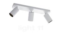 Helestra Riwa Plafonnier LED 3 foyers blanc Ce luminaire comporte des modules à LED prémontés de classes énergétiques A A++, A+, A