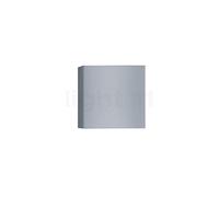 Helestra Siri Applique LED gris argenté - cube - 10 cm Ce luminaire comporte des modules à LED prémontés de classes énergétiques A A++, A+, A