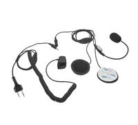 HELETUL Casque casque 2 broches 2 voies kit oreillette micro vélo moto intégral Ptt Oreillette pour Midland gxt lxt gmrs talkie-walkies