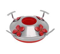 HELEVIA 1,77 Pouce de Base de Base de L'alimentation à Colibris avec des Perchoirs Pratiques, pour Le Jardin, Le Patio, Le Balcon et Les Jardins Publics