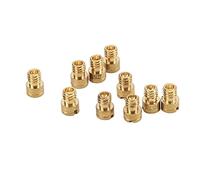 HELEVIA 10pcs Carburateur Principal Jets de la Buse Principale en Métal, Remplacement de Puch Maxi Bing Hercules, pour Les Carburateurs Delorto, avec des Moteurs GY6 M4# 52-75