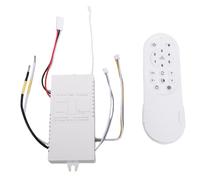HELEVIA 2,4 G de Ventilateur de Plafond à Fréquence 2,4 G Kit de Commande de Télécommande, Ventilateur de Plafond Universel Vitesse de Chronométrage à Distance étape sans étape
